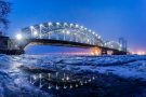 Архитектурно-художественная подсветка Финляндского моста, г. Санкт-Петербург