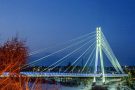 Архитектурно-художественная подсветка Моста Влюблённых, г. Тюмень
