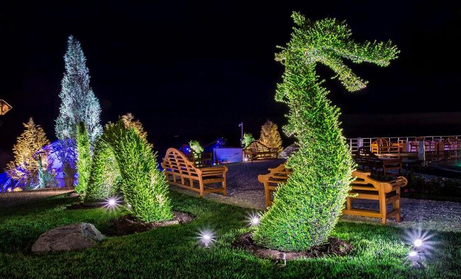 Проект ландшафтного освещения гостиничного комплекса Mriya Resort & Spa, г. Ялта