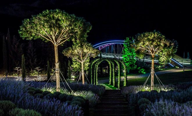 Проект ландшафтного освещения гостиничного комплекса Mriya Resort & Spa, г. Ялта