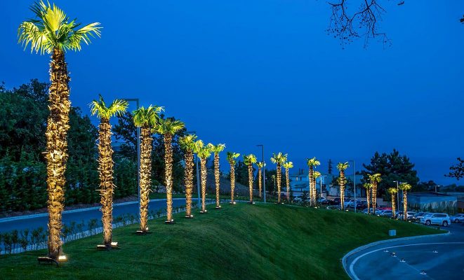 Проект ландшафтного освещения гостиничного комплекса Mriya Resort & Spa, г. Ялта