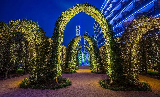 Проект ландшафтного освещения гостиничного комплекса Mriya Resort & Spa, г. Ялта