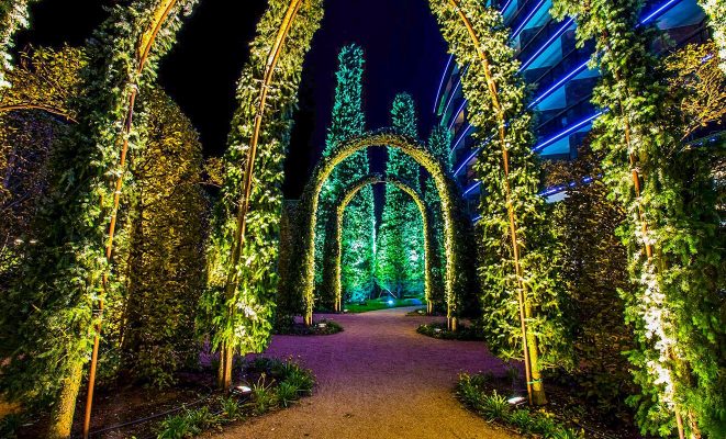 Проект ландшафтного освещения гостиничного комплекса Mriya Resort & Spa, г. Ялта