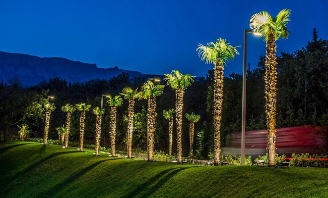 Проект ландшафтного освещения гостиничного комплекса Mriya Resort & Spa, г. Ялта