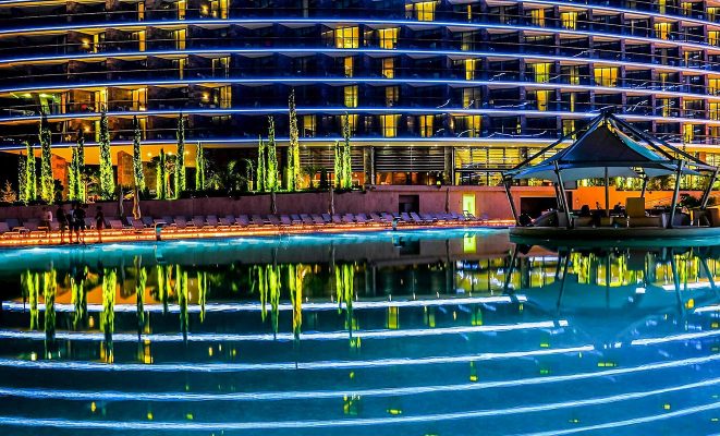 Проект ландшафтного освещения гостиничного комплекса Mriya Resort & Spa, г. Ялта