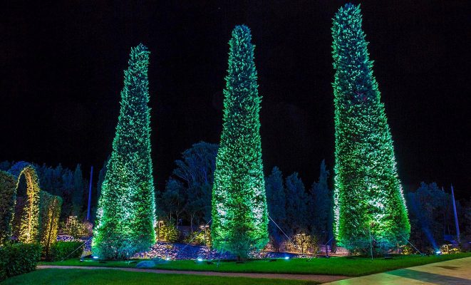 Проект ландшафтного освещения гостиничного комплекса Mriya Resort & Spa, г. Ялта