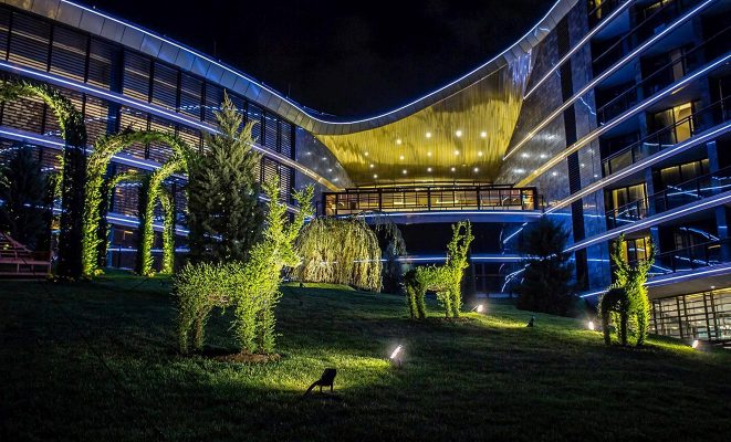 Проект ландшафтного освещения гостиничного комплекса Mriya Resort & Spa, г. Ялта