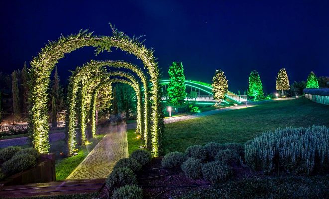 Проект ландшафтного освещения гостиничного комплекса Mriya Resort & Spa, г. Ялта