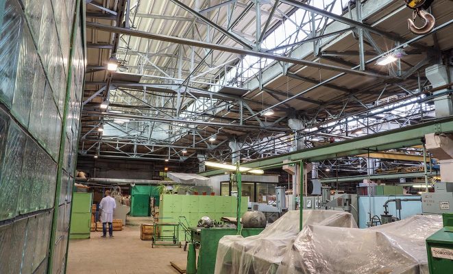 Освещение цехов НПО Энергомаш, г. Химки