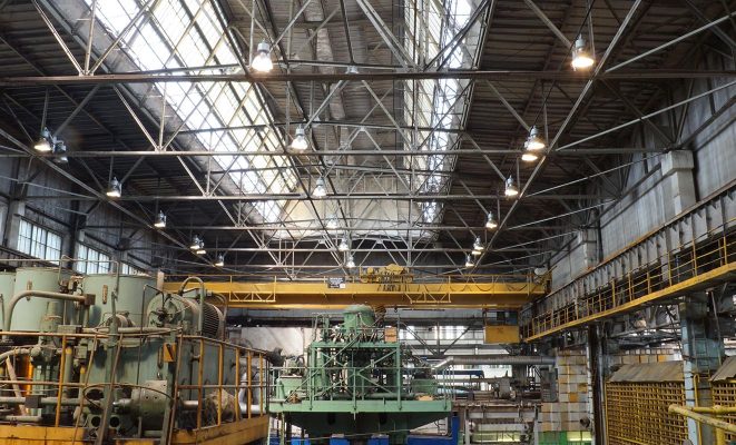 Освещение цехов НПО Энергомаш, г. Химки