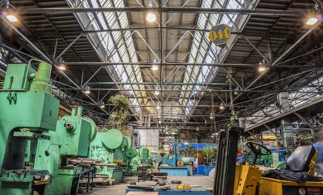 Освещение цехов НПО Энергомаш, г. Химки