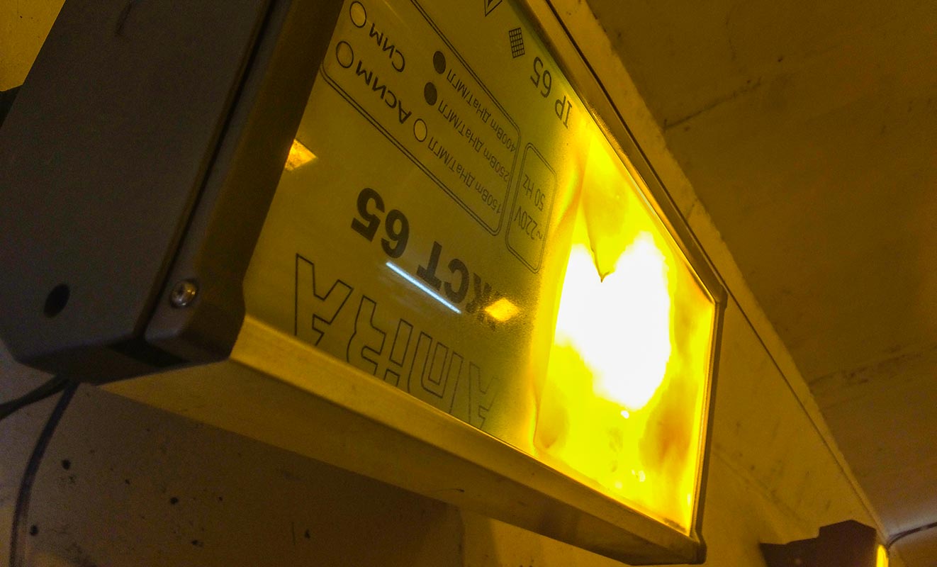 Освещение тоннеля метро Лермонтовский проспект – Выхино