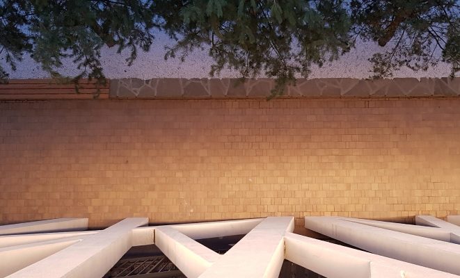 Освещение фасада «Хорошколы» — Хорошевской прогимназии