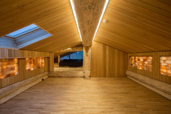 Освещение бани Корпоративного Университета Сбербанка, Московская область, Истринский район