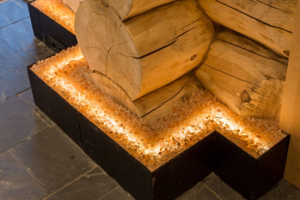 Освещение бани Корпоративного Университета Сбербанка, Московская область, Истринский район