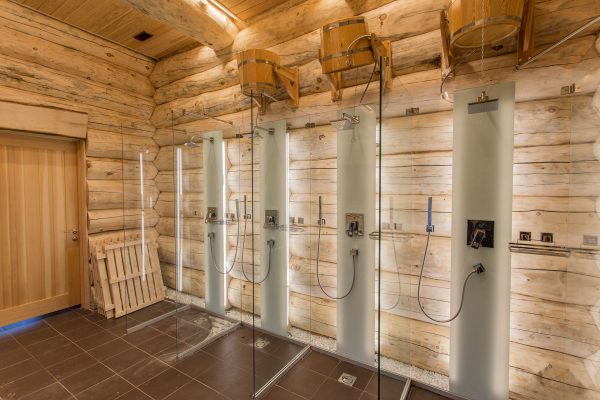 Освещение бани Корпоративного Университета Сбербанка, Московская область, Истринский район