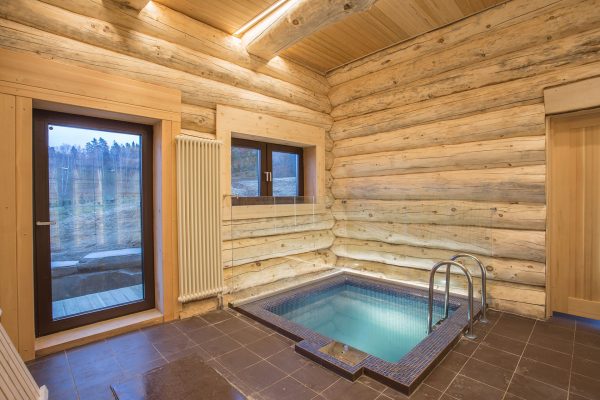 Освещение бани Корпоративного Университета Сбербанка, Московская область, Истринский район