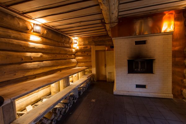 Освещение бани Корпоративного Университета Сбербанка, Московская область, Истринский район